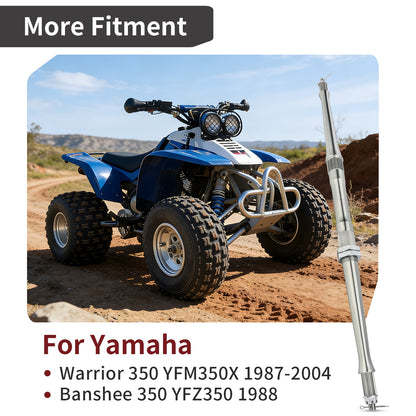 Rear Axle Shaft with Nut for Yamaha Warrior 350 (1987–2004)