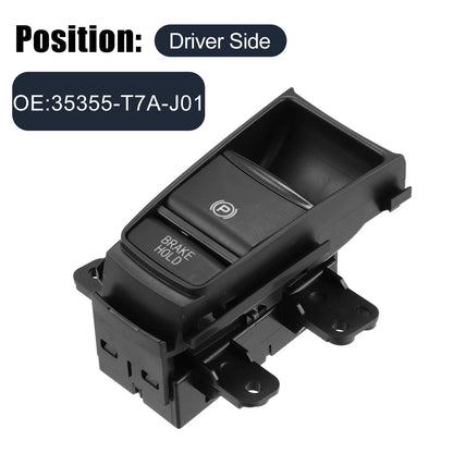 Handbrake Button Parking Control Switch 35355-T7A-J01 for Honda HRV (2016–2021)