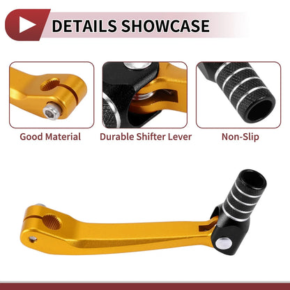 Shifter Lever for Honda CRF150F - Gold & Black (2003-2023)