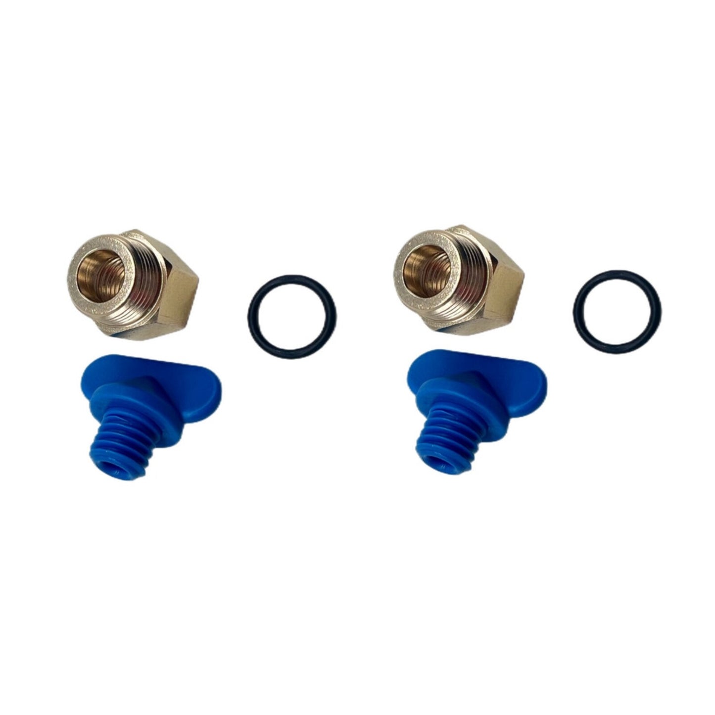 2Pcs Drain Plug Kit for MerCruiser Sterndrive (4 Cylinder)