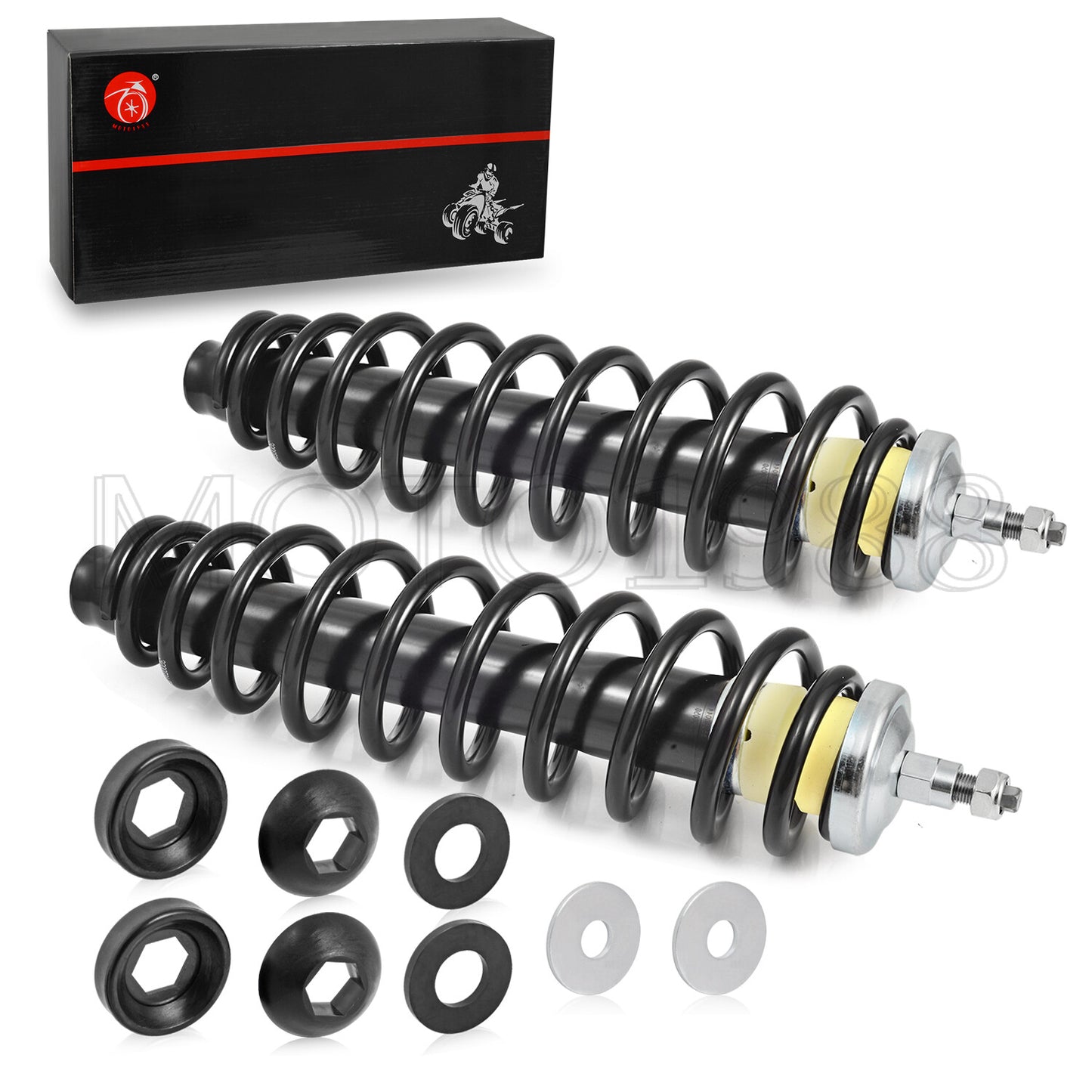 Set of 2 Front Rear Strut Shock Absorbers for Polaris Sportsman (2000–2023)