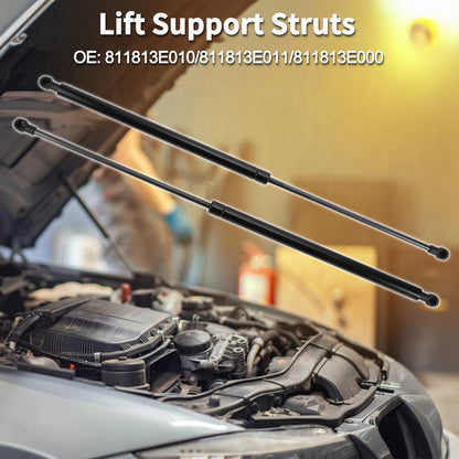 Set of 2 Front Hood Lift Supports Struts No. 811813E010 for Kia Sorento (2003–2009)