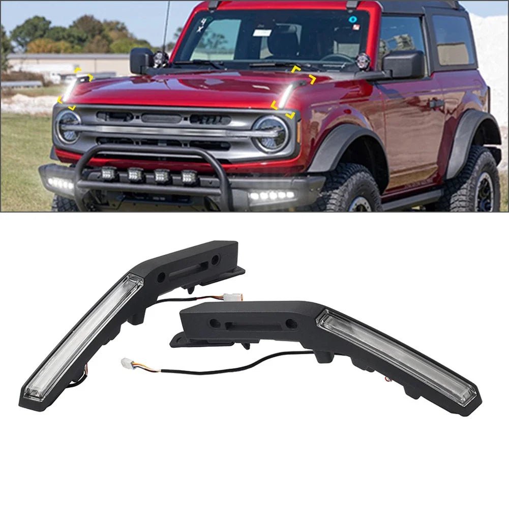 Hood Trail Sight Daytime Running Light for Ford Bronco (2021-2024)