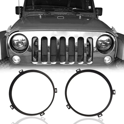 7" Headlight Mount Bracket Ring for Jeep Wrangler JK (2007-2018)