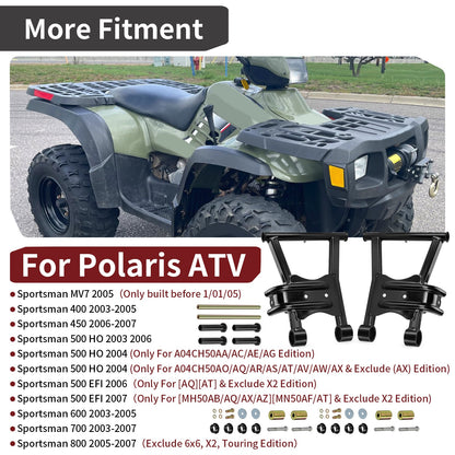 A-Arm Kit for Polaris Sportsman 800 700 600 500 450 400 (2002–2014)