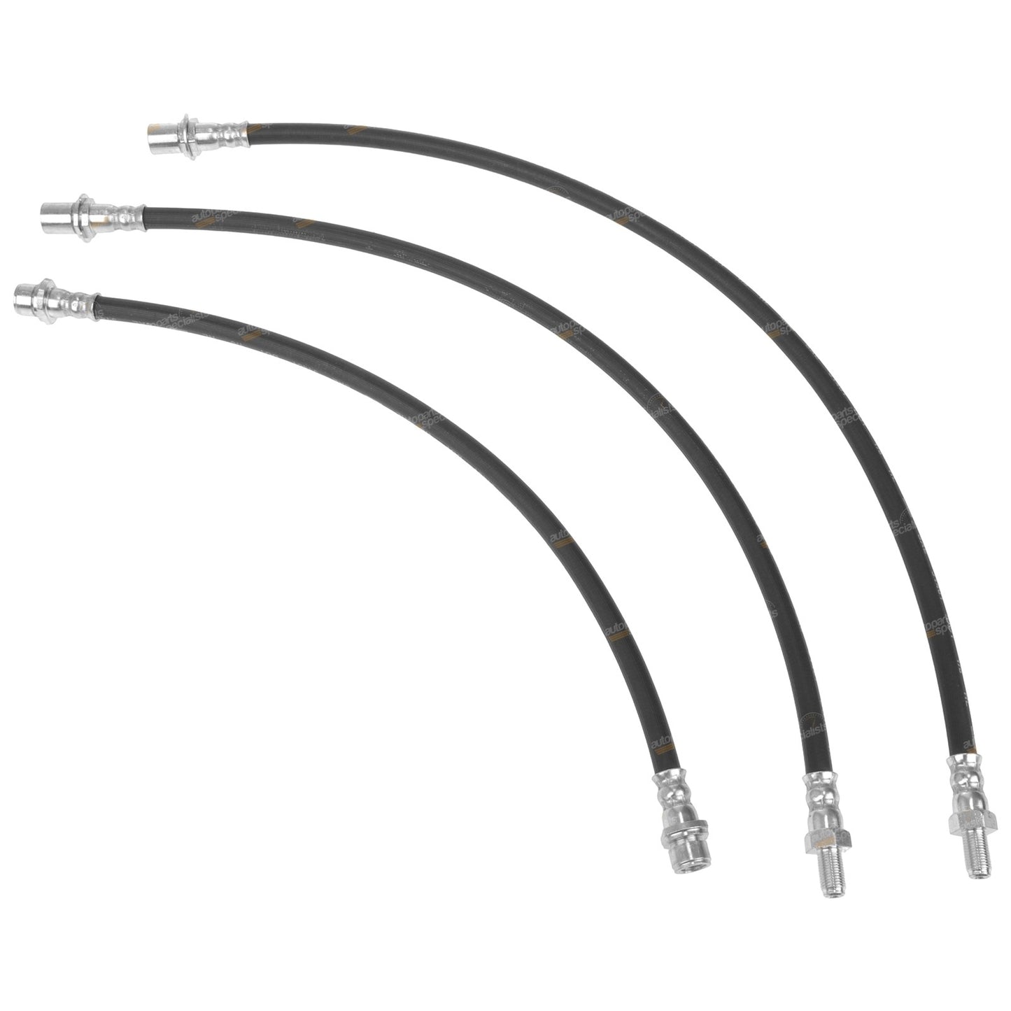 Extended Brake Hose Set for Cruiser HDJ80 HZJ80 FZJ80 (1992–1998)