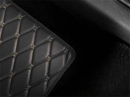 4 Pcs PU Leather Car Floor Mats