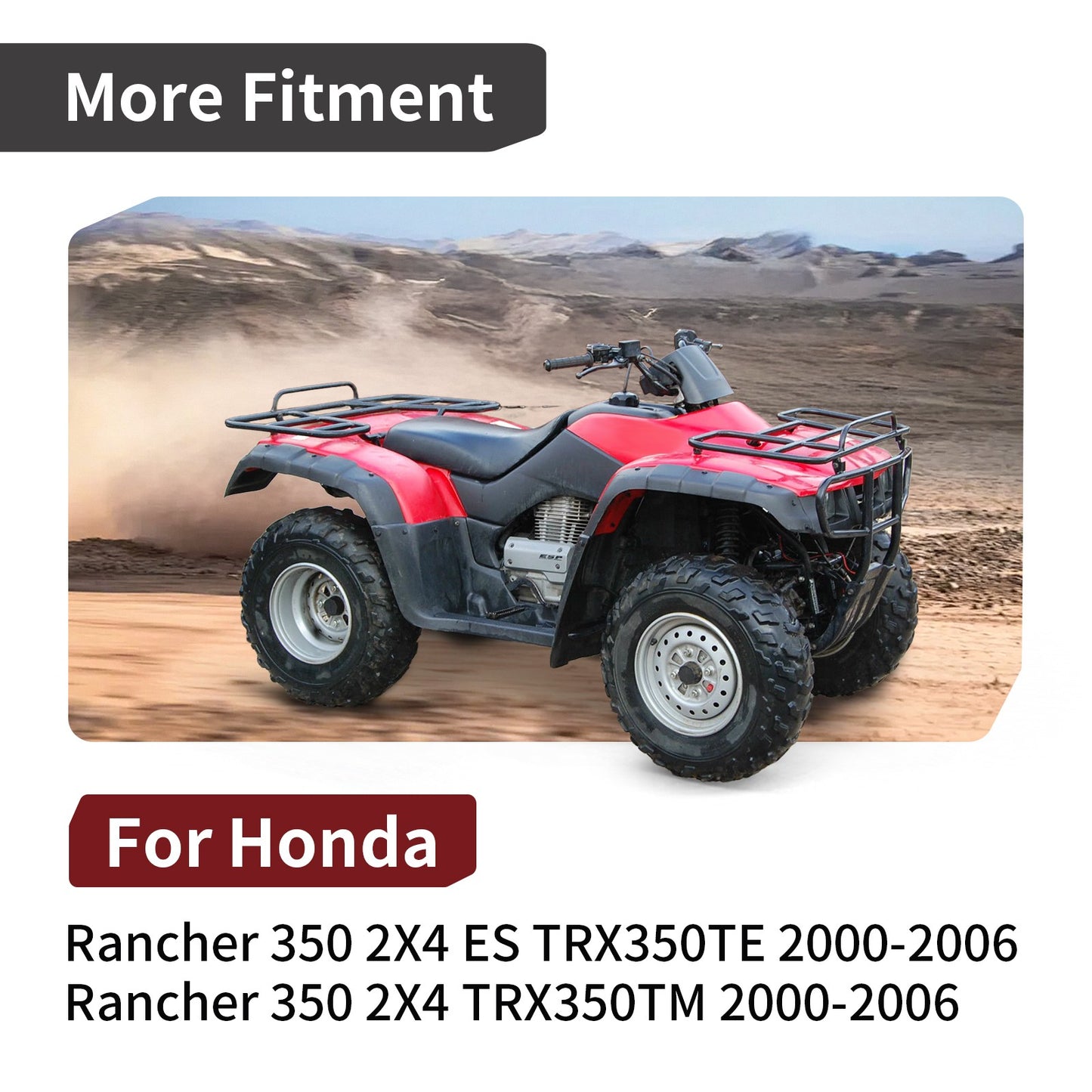 Front Brake Drum & Seal for Honda ATV Rancher 350 (2000–2006)