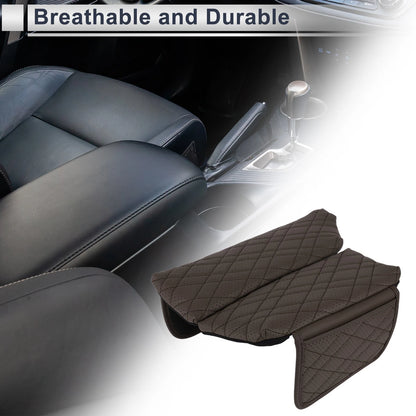 Center Console Cover with Storage Bag for BMW 5 Series (2011–2017) Deep Brown