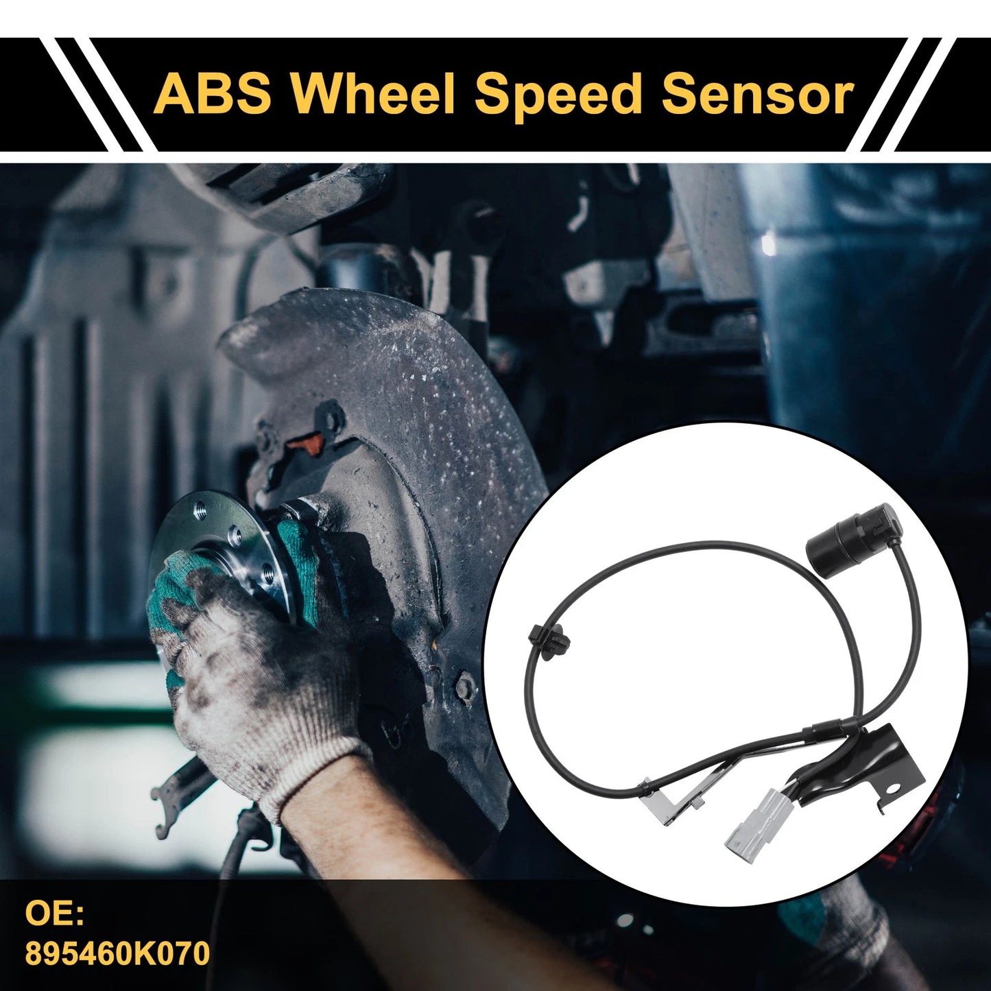 ABS Wheel Speed Sensor No. 895460K070 for Toyota Hilux (2004–2008) Rear Left