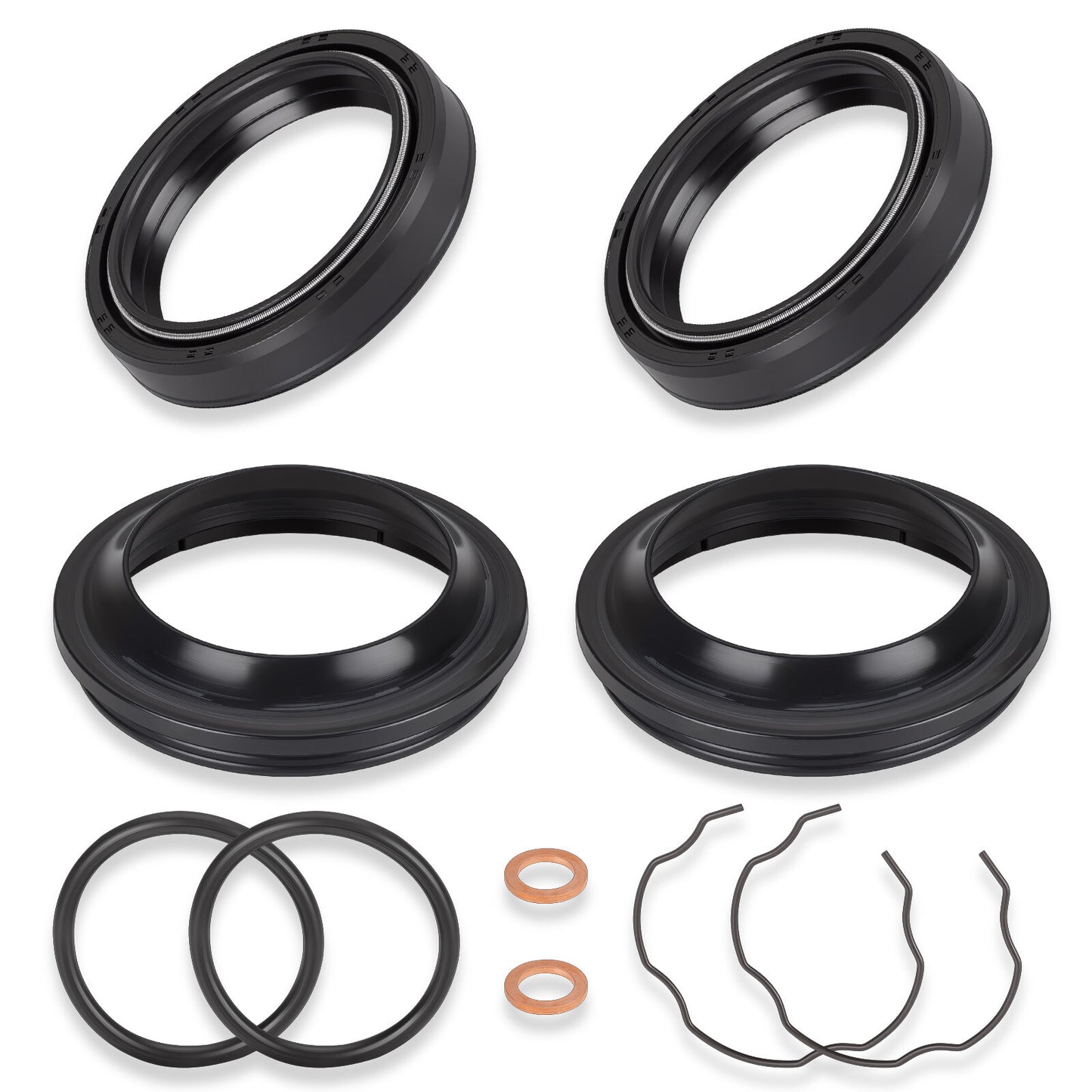 Front Fork Shock Absorber Oil Seal Kit for Suzuki GSX1300R Hayabusa (2008–2024)