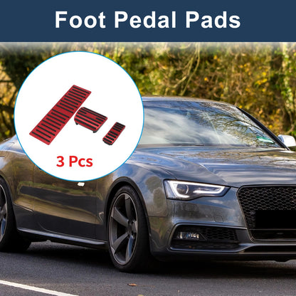 3Pcs Accelerator Pedal Covers for Audi A4 A5 A6 Q5 (2014–2020)