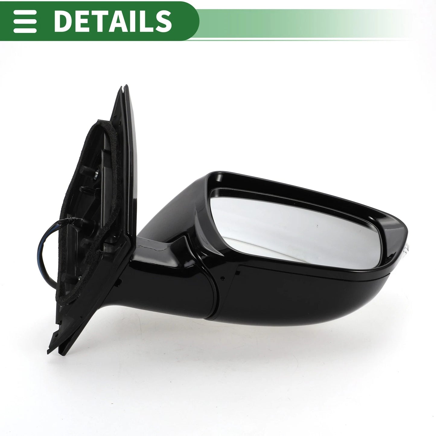 Right Side Door Mirror for Nissan Murano (2015–2020) Manual Folding White