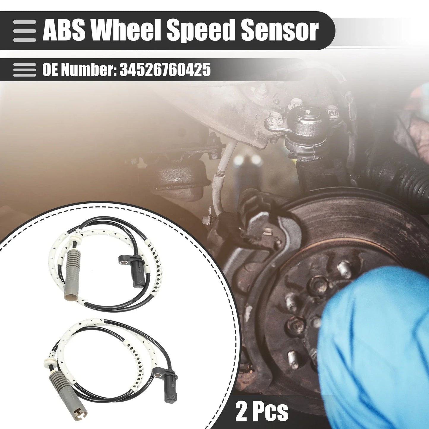 ABS Sensor Rear Left & Right for BMW 128i E82