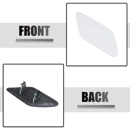 Front Right Washer Nozzle Cover Cap for Porsche Cayenne (2011–2018) No. 95862830200 White