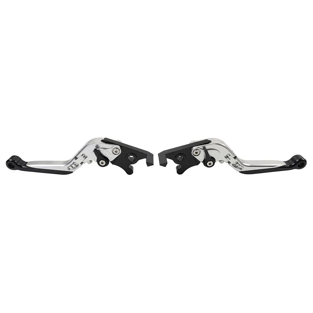 Silver Extendable Brake Clutch Levers for Kawasaki Ninja 650R ER6F ER6N (2006-2018)