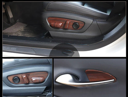 23x ABS Wood grain Interior Accessories Kit Cover for Lexus ES350/300h/250 (2019–2022)
