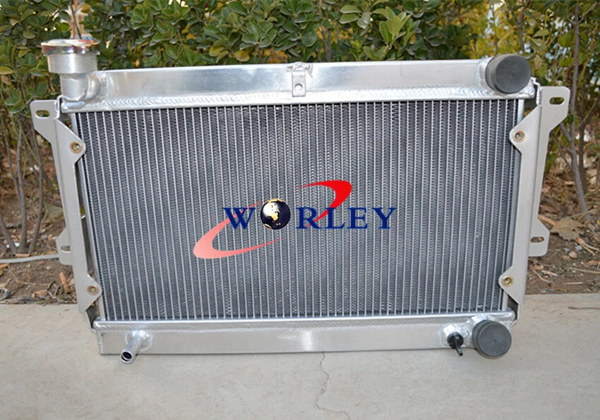 Aluminum Radiator & Oil Cooler for Mazda R100 Familia (1968–1973)