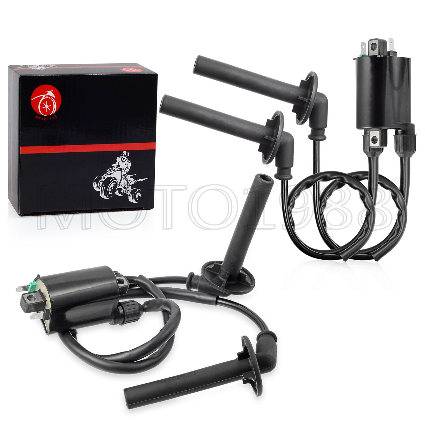 2X Ignition Coil with Spark Plug Cap for Honda Magna 750 (1994–2003)