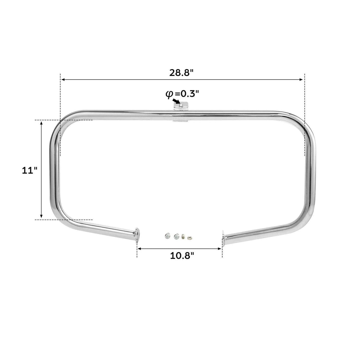 Vented Fairings Engine Guard Crash Bar for Harley Touring (1997-2008)