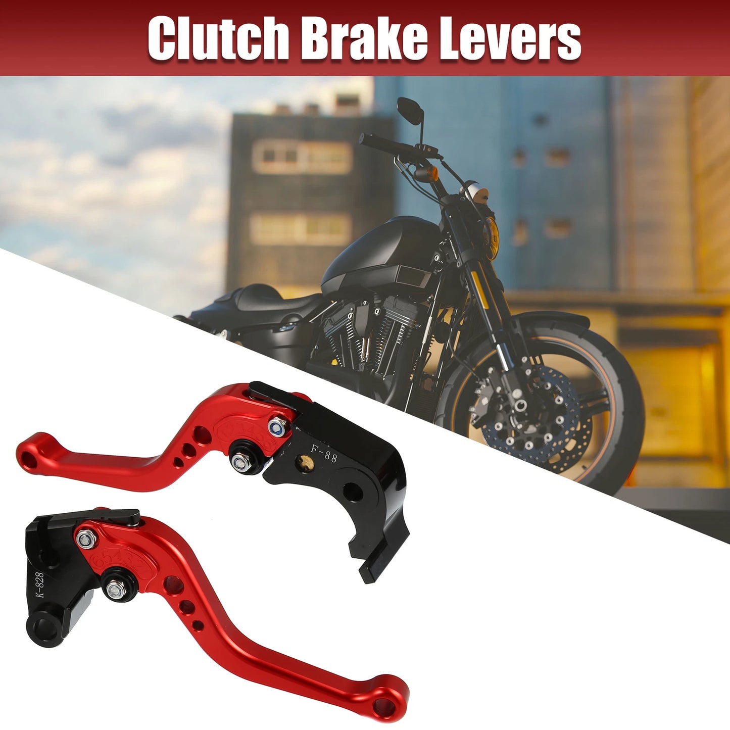 1 Pair Adjustable Folding CNC Brake Clutch Levers for Kawasaki