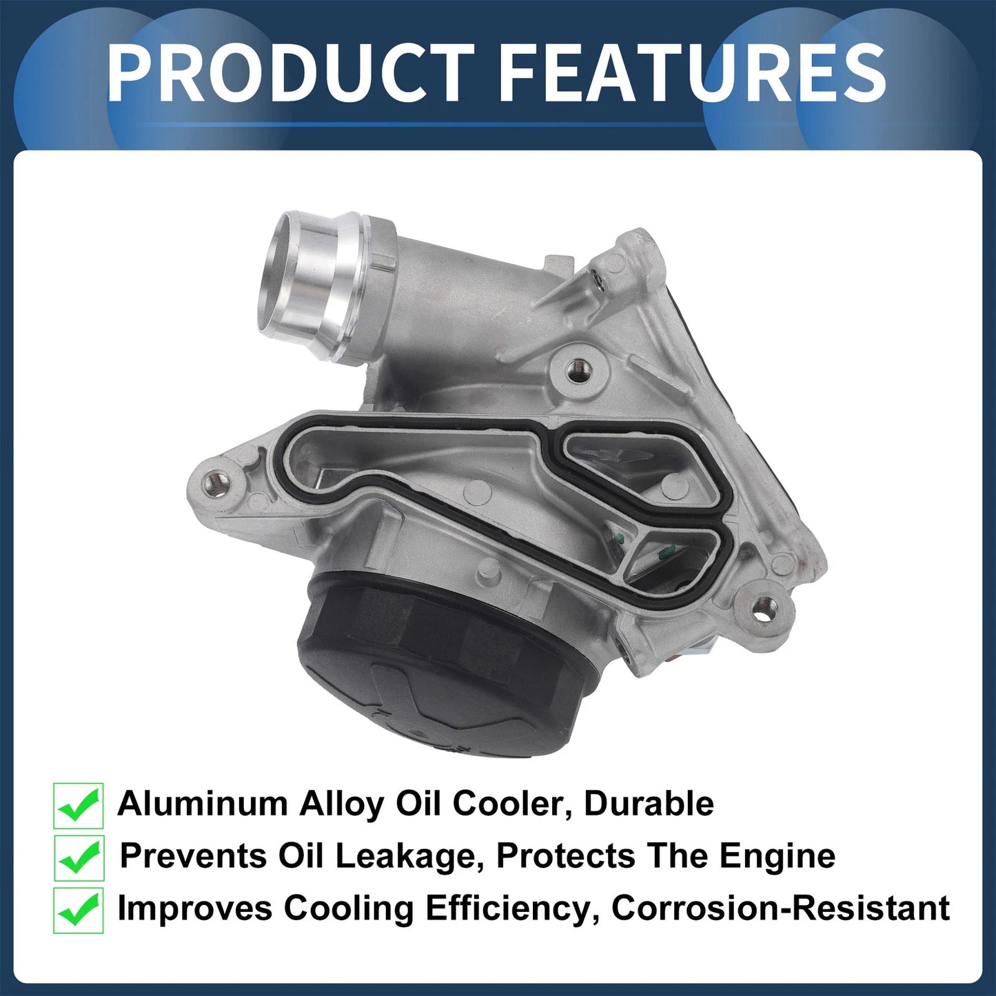 Engine Oil Filter Base Housing Assembly with Sensors No. 11428637812 for BMW 128i (2008–2013)