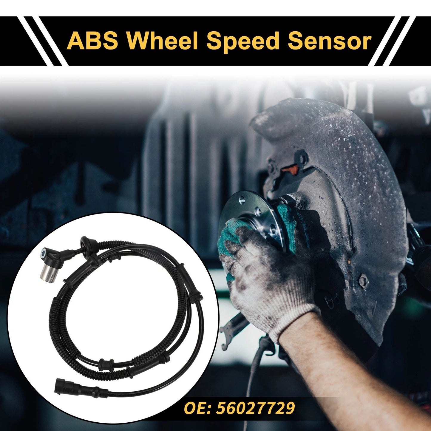 ABS Wheel Speed Sensor No. 56027729 for Jeep TJ (1997–2006) Rear Left