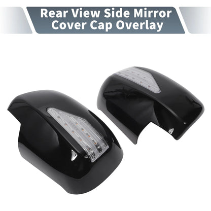 Rearview Mirror Cover Overlay Gloss Black for Lexus RX330 RX300 (2003)