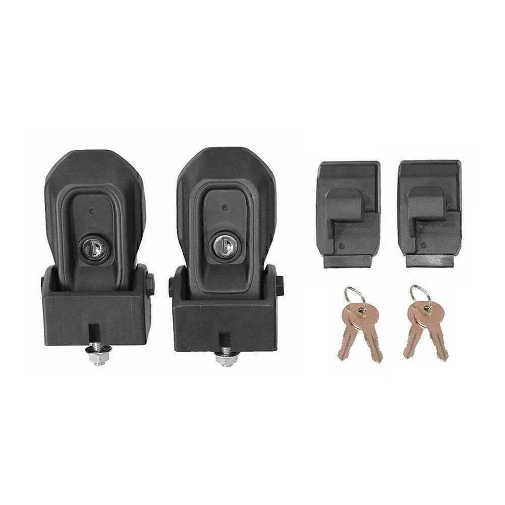 Anti-Theft Hood Latches Lock Set w/Key for Jeep Wrangler JL (2018-2020)