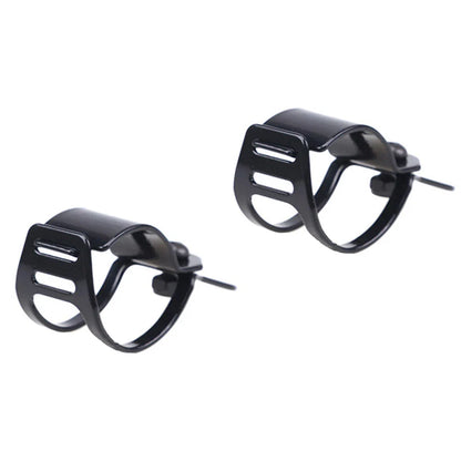 Fork Ear Clamp Turn Signal Light Mount Bracket for Harley Chopper Black