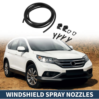 Set of 2 Front Windshield Washer Nozzles No.BT4Z17603A for Ford Edge (2015–2023)
