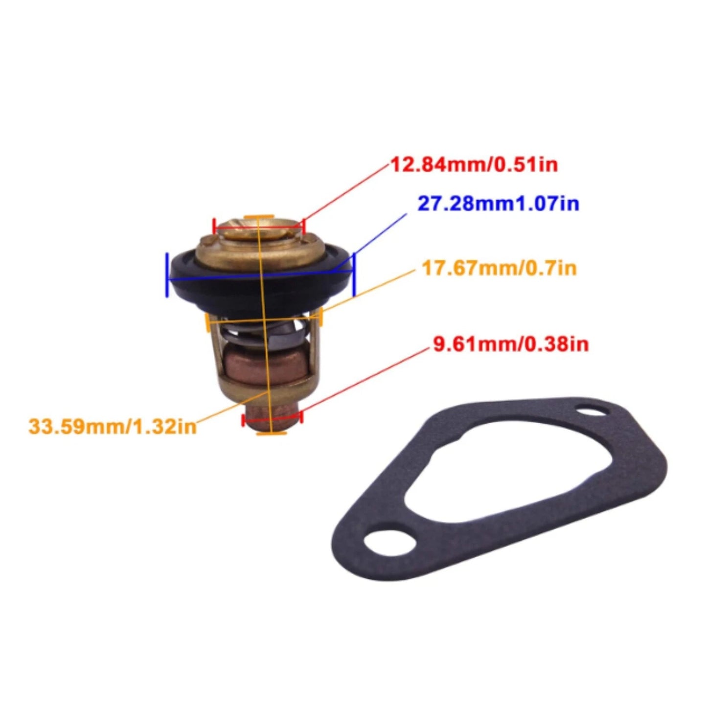 Thermostat Kit for Nissan Tohatsu Outboard MFS 8-30HP (2000–2023)