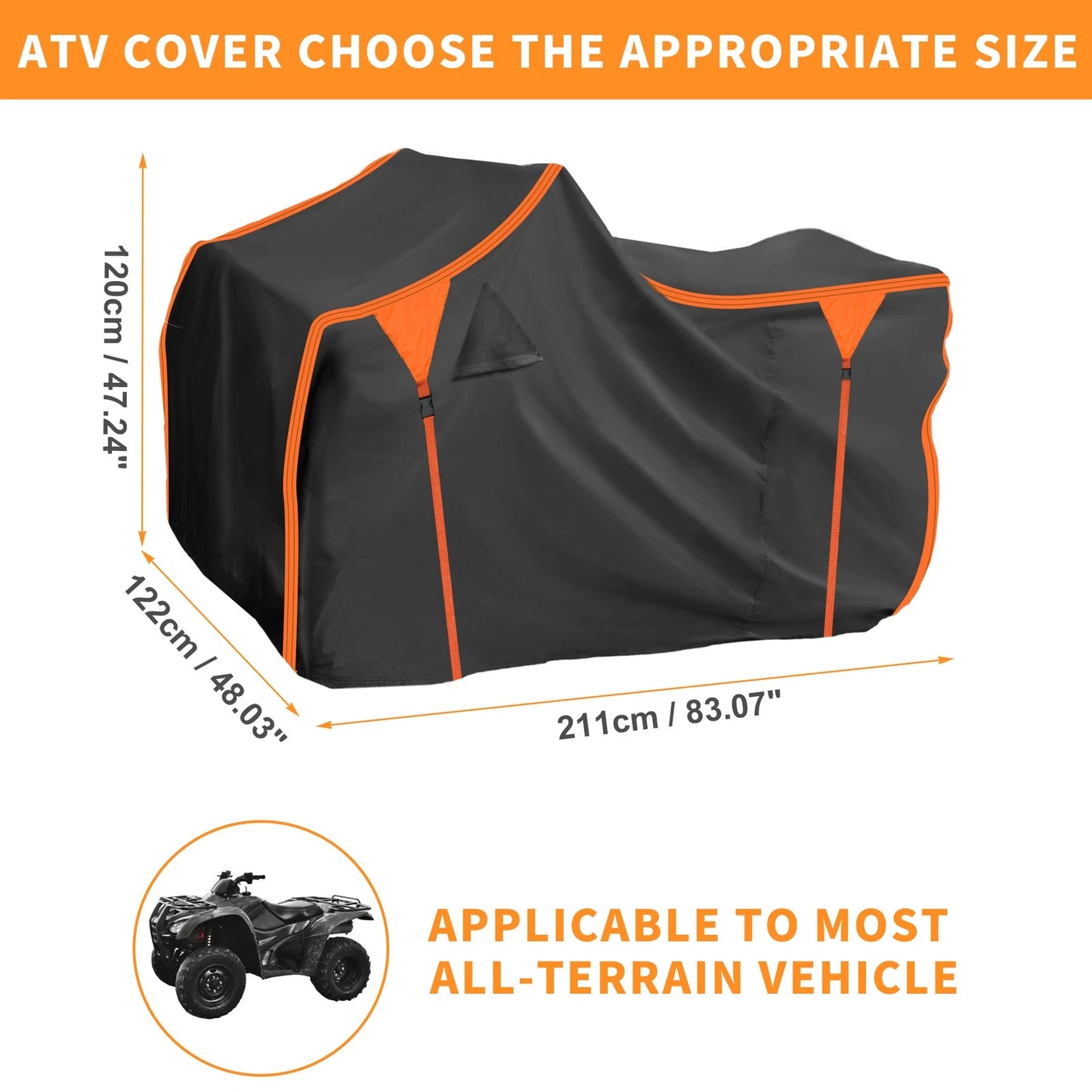 Waterproof ATV Cover for Polaris Sportsman 450/570 (2014–2023)