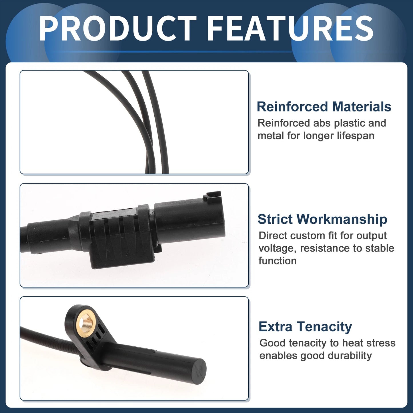 ABS Wheel Speed Sensor No. 9065401117 for Dodge Sprinter 3500 (2007–2009)