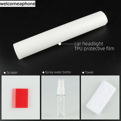 Headlights Smoke Paint Vinyl Tint Wrap Film for Tesla Model 3 (2023–2024)