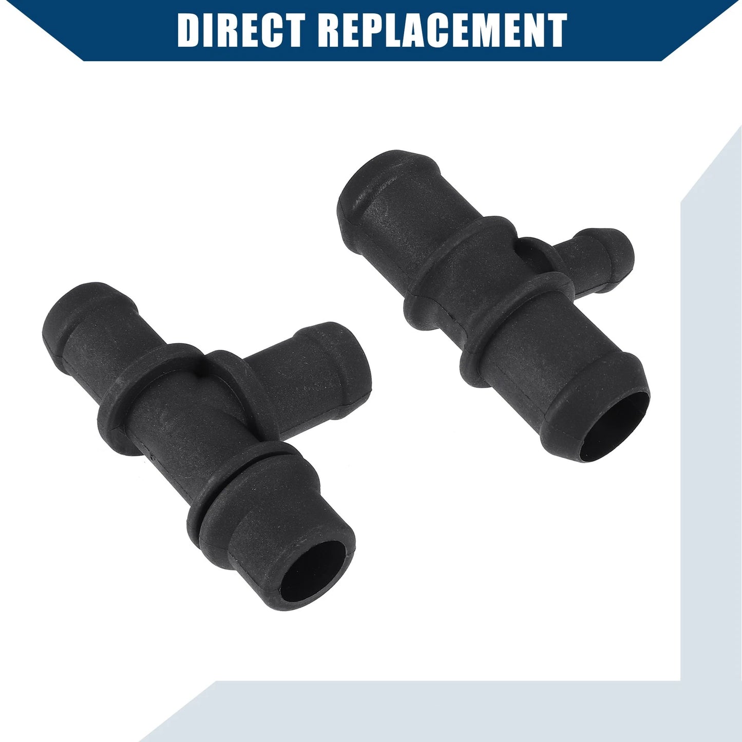 Set of 2 HVAC Heater Water Hose Connectors for Ford Transit (2010–2013)