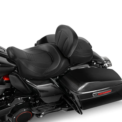 Driver Rider Backrest for Harley Touring Electra Road King Glide (2009-2023)