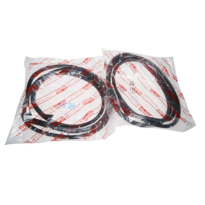 Set of 2 Front Door Weatherstrips for Toyota Corolla (1981–1987)