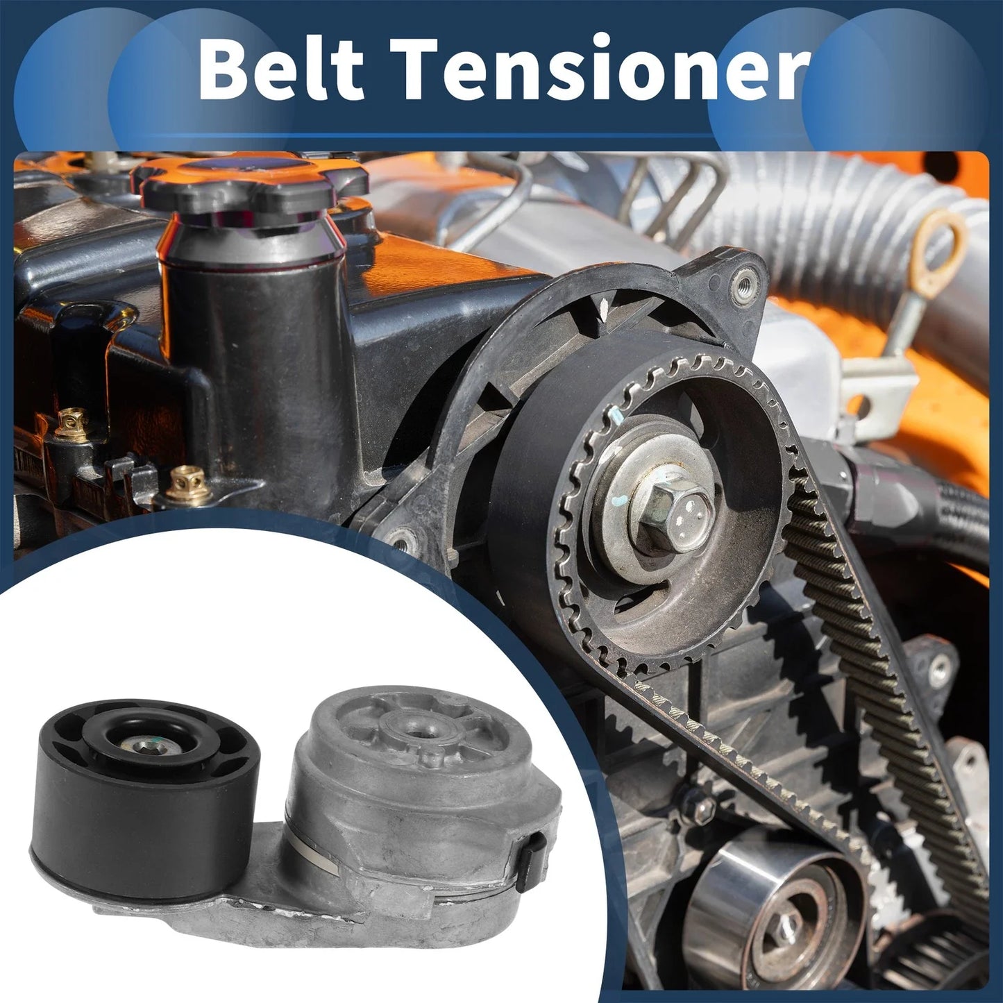 Belt Tensioner for Chevrolet C7500 Kodiak (2004-2009) - Durable Metal 1 x Pc