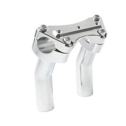 4" Tall Pullback Handlebar Riser 1" Clamp for Harley Tour