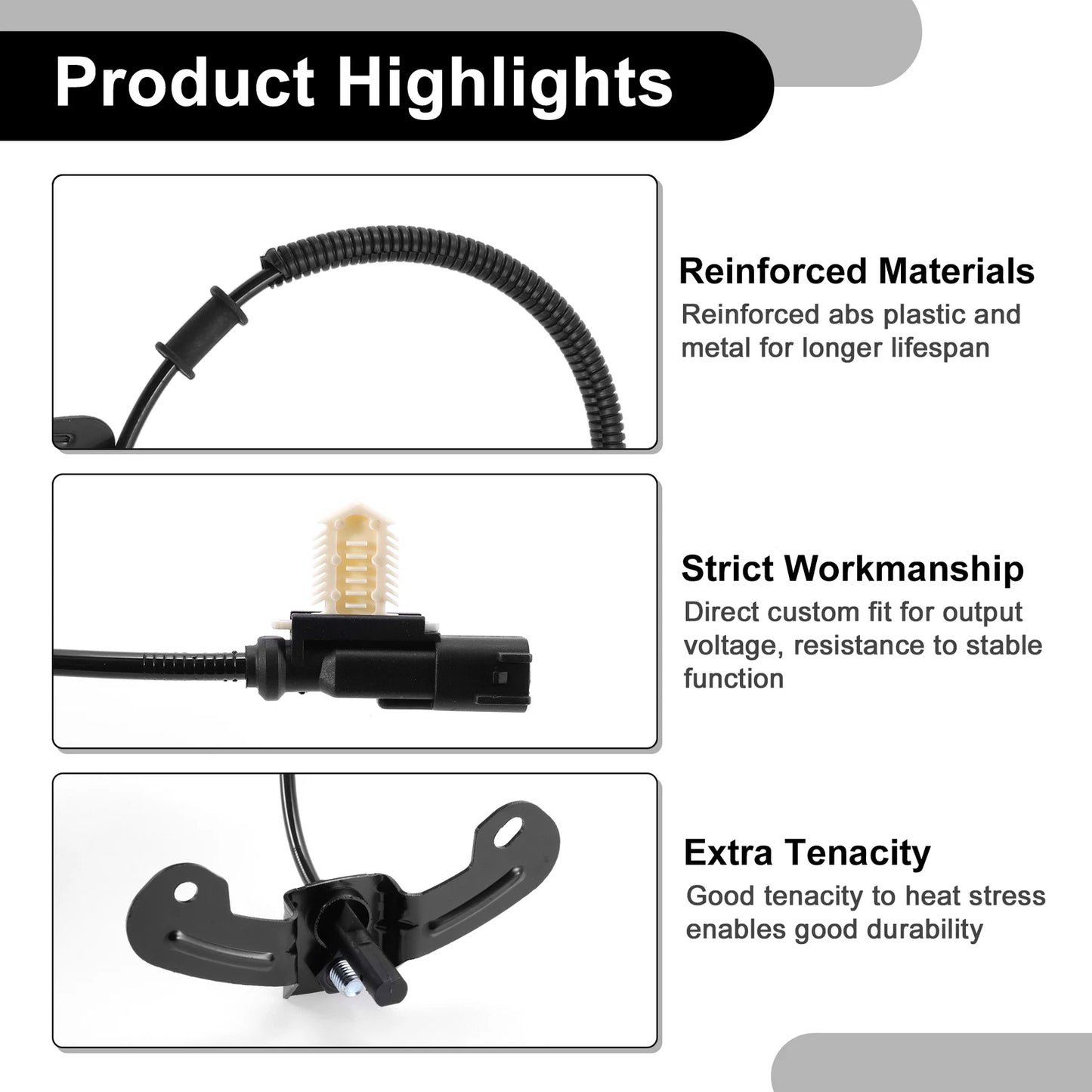 ABS Wheel Speed Sensor for Ford E-350 Super Duty (2010–2019) No.BC2Z2C205A