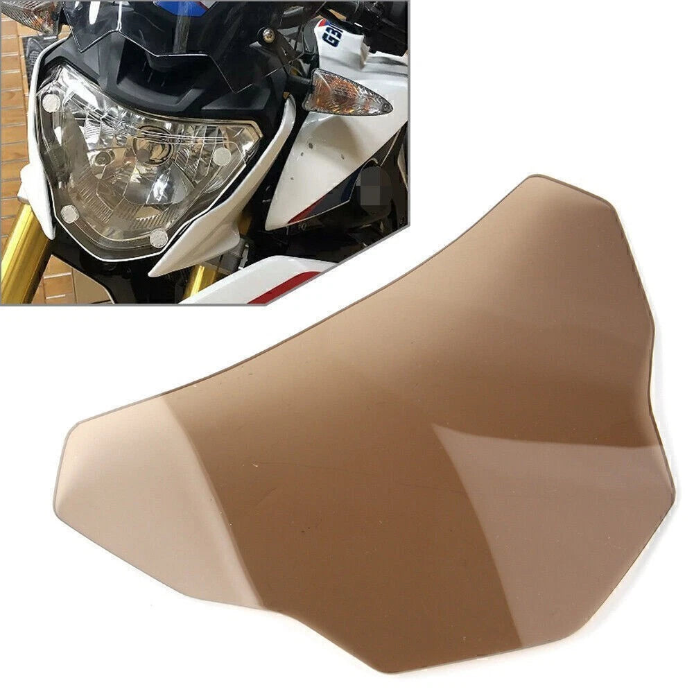 Front Headlight Guard Shield Lens Cover for BMW G310R G310GS (2017–2021) Smoke