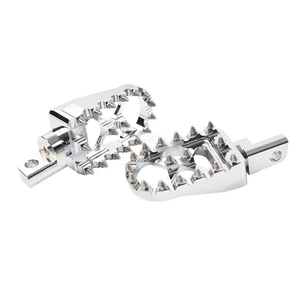 MX Style Foot Pegs for Harley Sportster XL1200 883 Chrome (2004-2023)