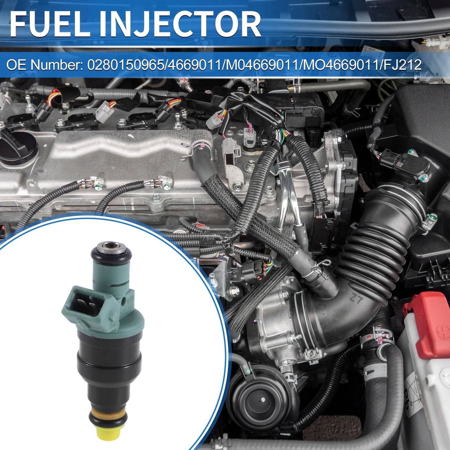 Fuel Injector for Dodge Avenger 2.0 (1995-1999) - 1 x Fuel Nozzle