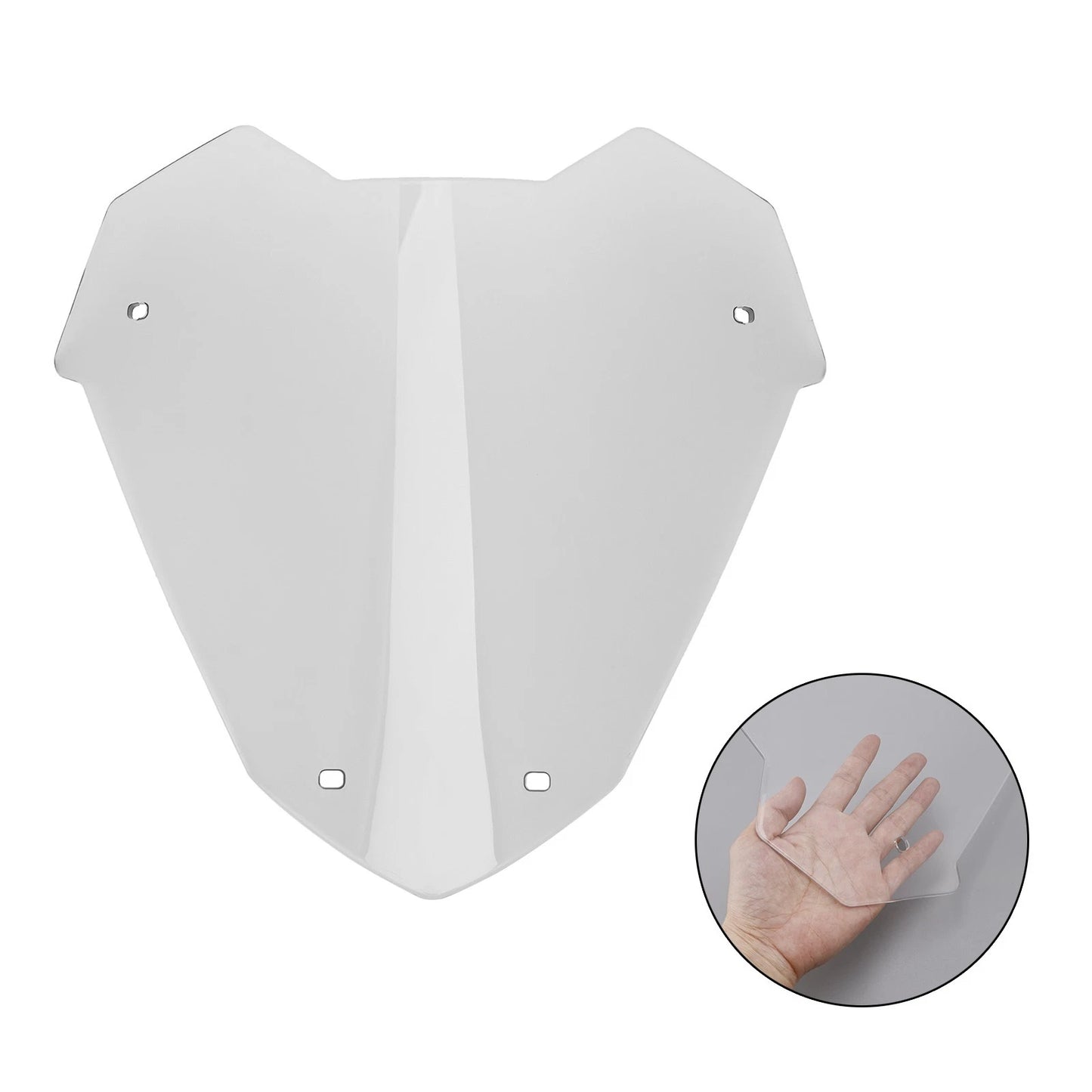 Red protection tank pad for Kawasaki ZX6R (2007–2008) A