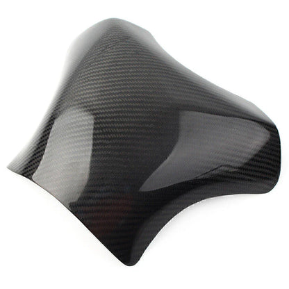 Black Carbon Fiber Gas Tank Cover Pad Protector for Kawasaki ZX6R (2005-2006)