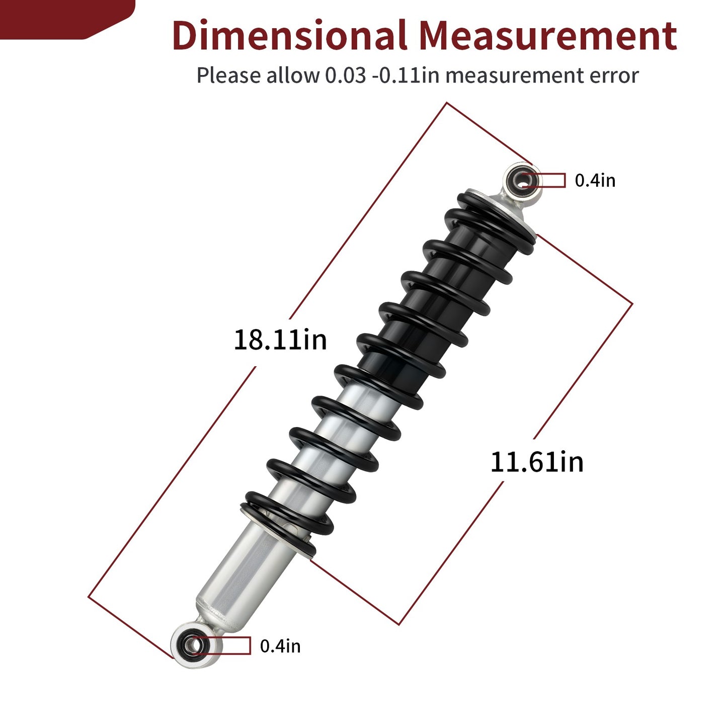 Rear Shock Absorber for Honda Rancher 420 TRX420FM/FE (2007–2013)
