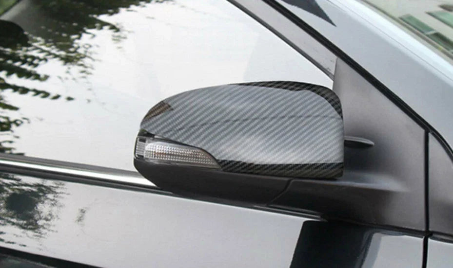 2 x Side Mirror Covers & Trim for Toyota C-HR Carbon Fiber (2018–2023)