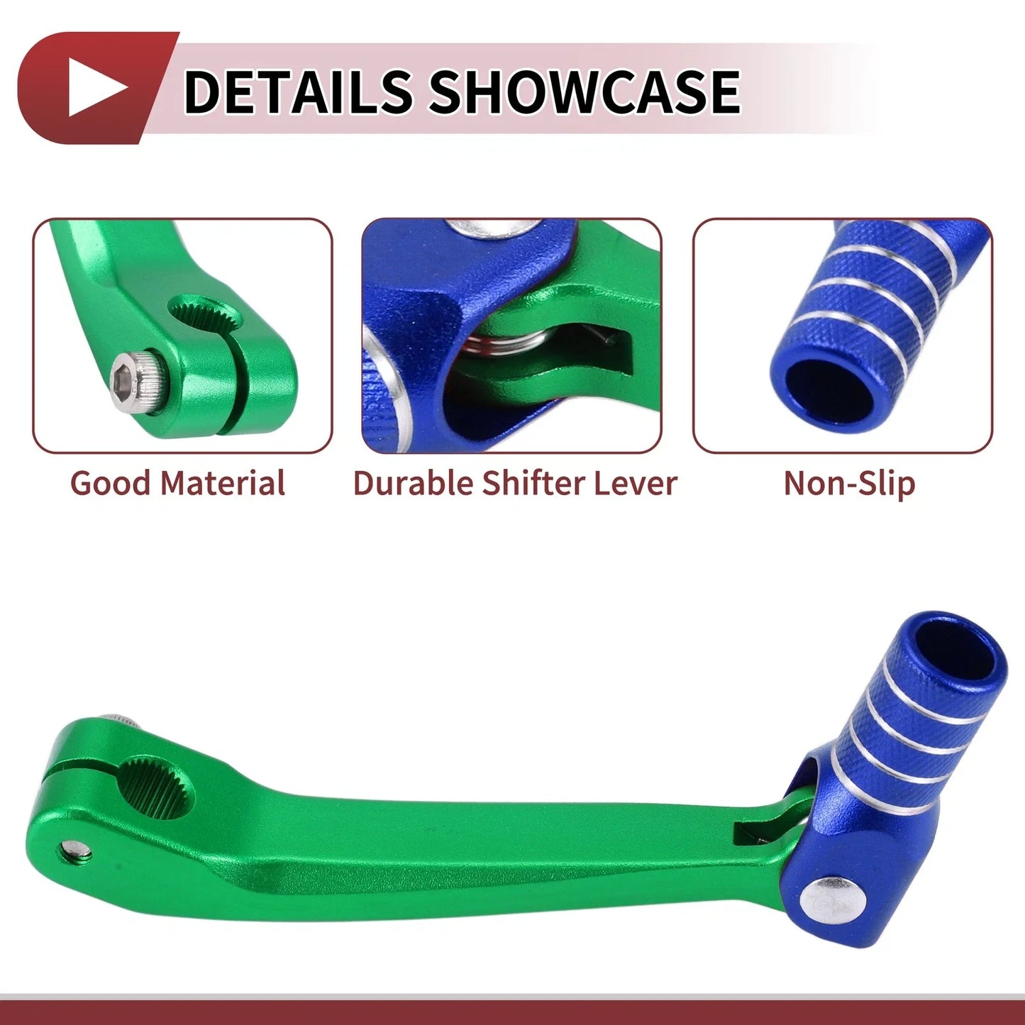 Shifter Lever for Honda CRF150F 2003-2017 - Green Blue Silver Tone
