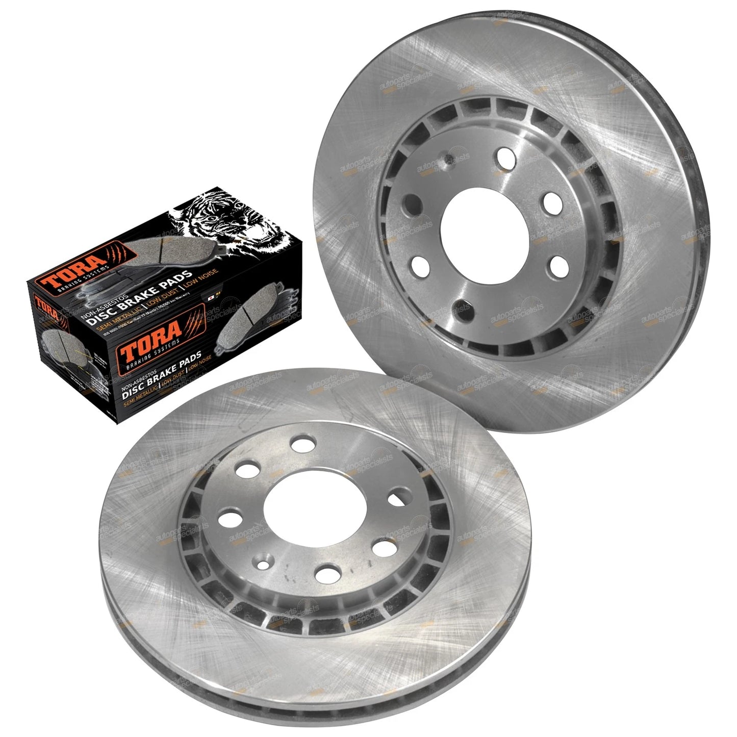 Front Disc Brake Rotors & Pads for Holden Astra (1996–1998)